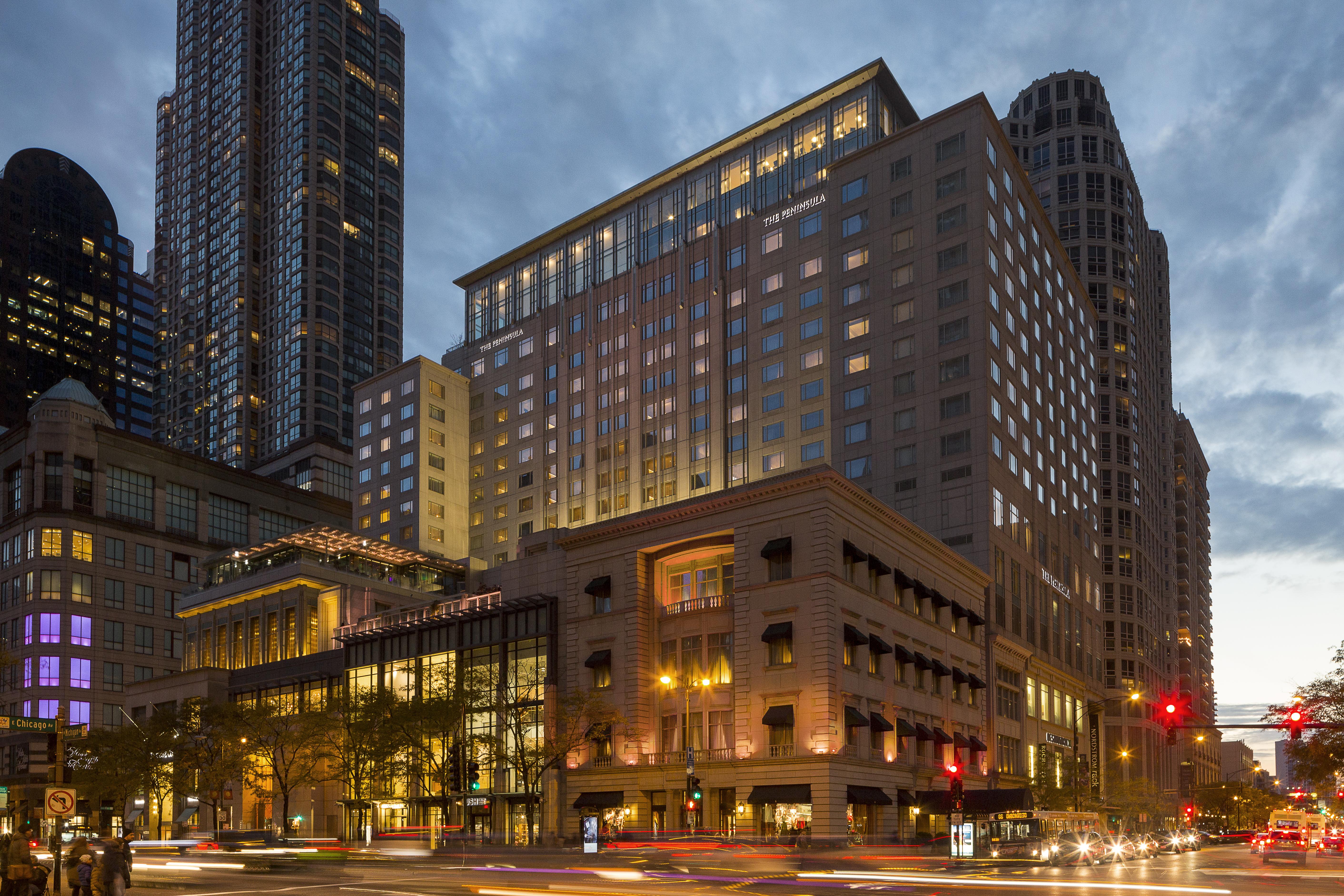 The Peninsula Chicago Hotel Bagian luar foto